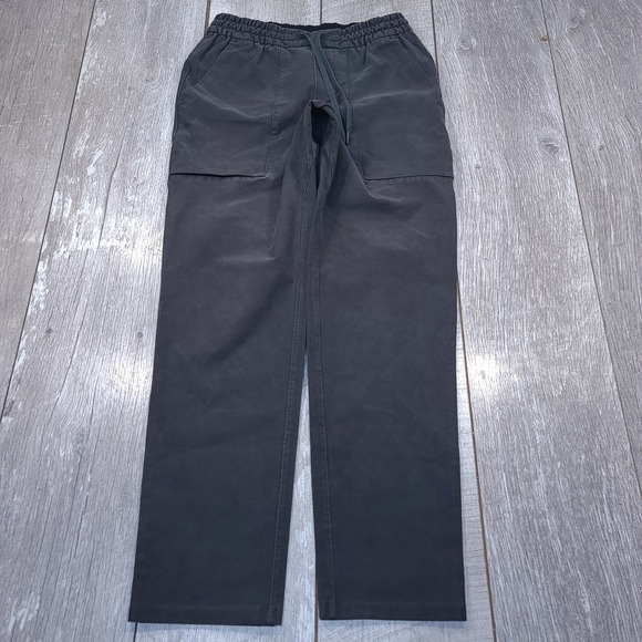 Lululemon Other - Lululemon Bowline Pants Mens Small Charcoal Grey Canvas Drawstring Straight Leg